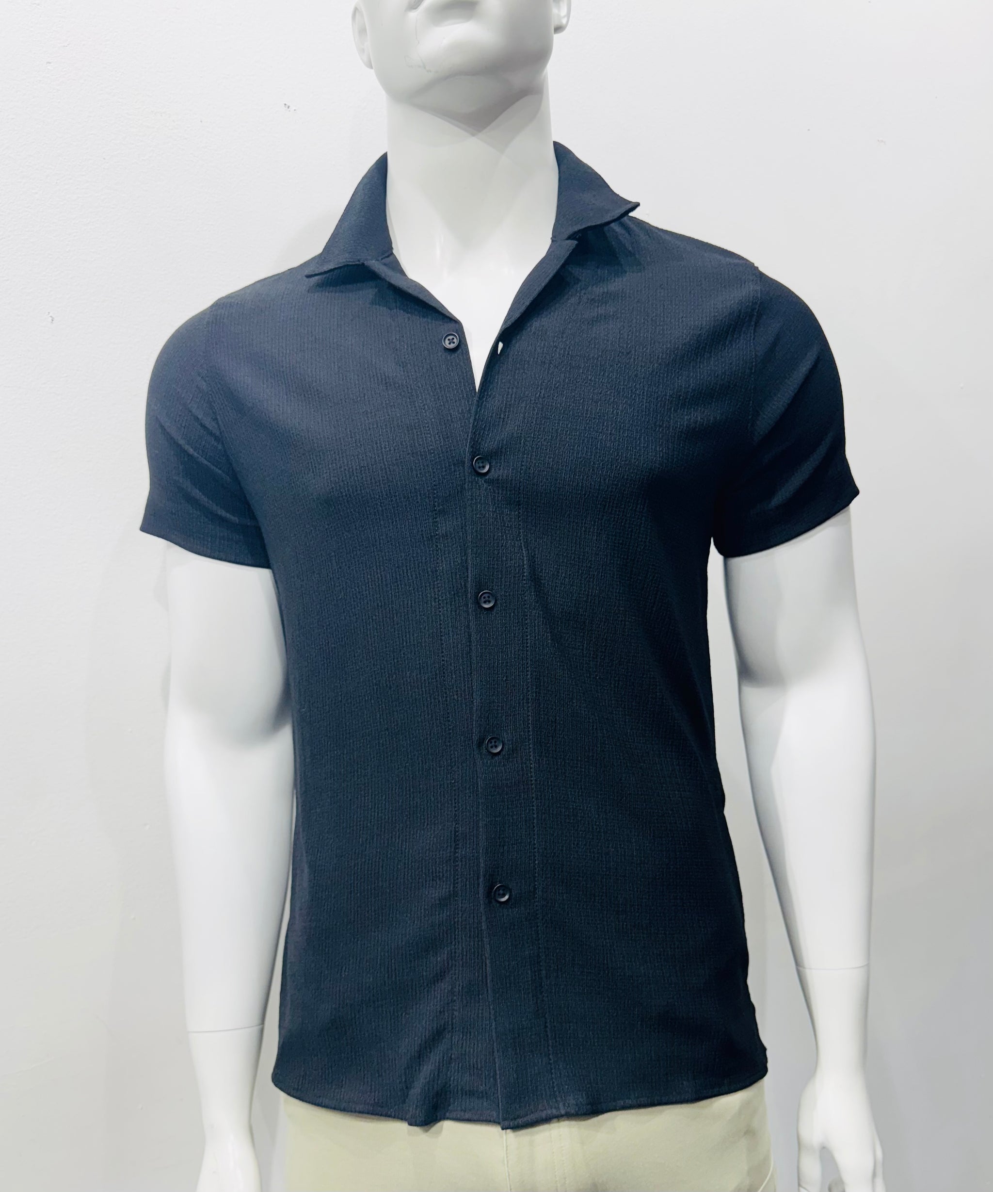 Camp Collar Shirt (BLACK) – Style On J