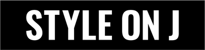 the style on j logo, which is the words "style on J" set in white san serif type in all caps over a black bar