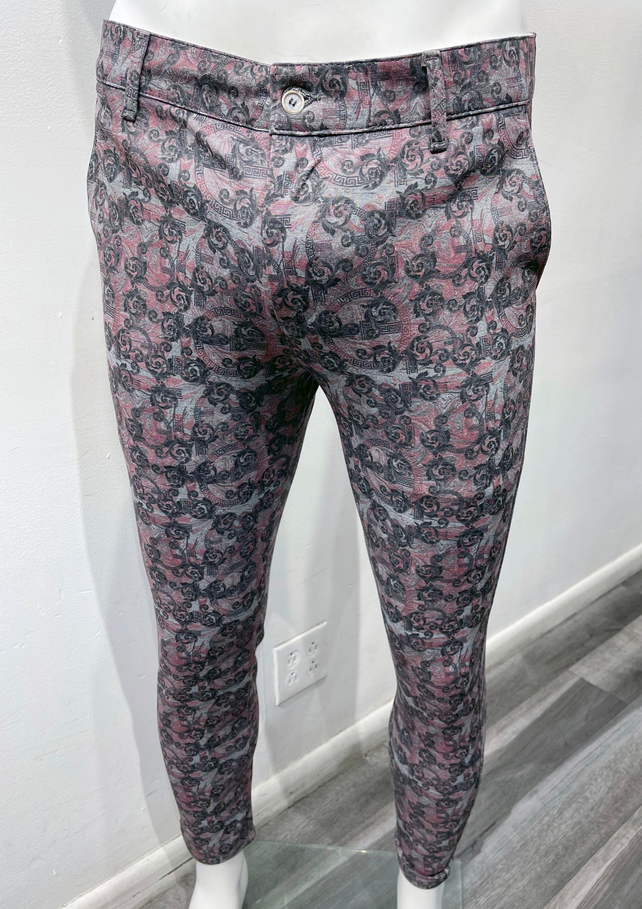 Vers Print Pants (Pink) – Style On J - Main Image