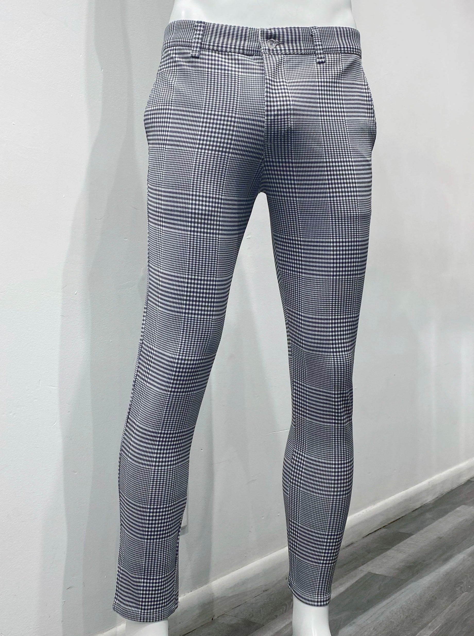 Plaid Pants (Black Grey)